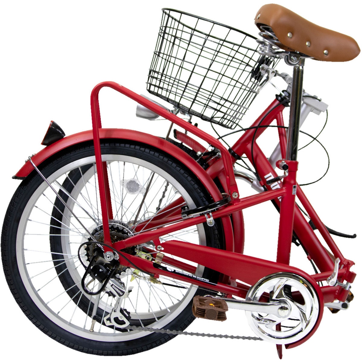 MO-TZ-206HDTC-RD 防災サイクル AERO 20型6段変速・LEDオートライト付