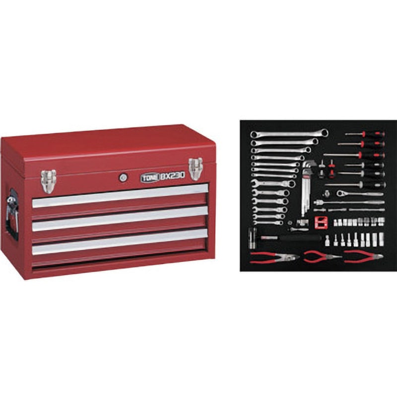 TSAT353 ツールセット メカニック用 9.5sq 69点組 1セット(69点) TONE