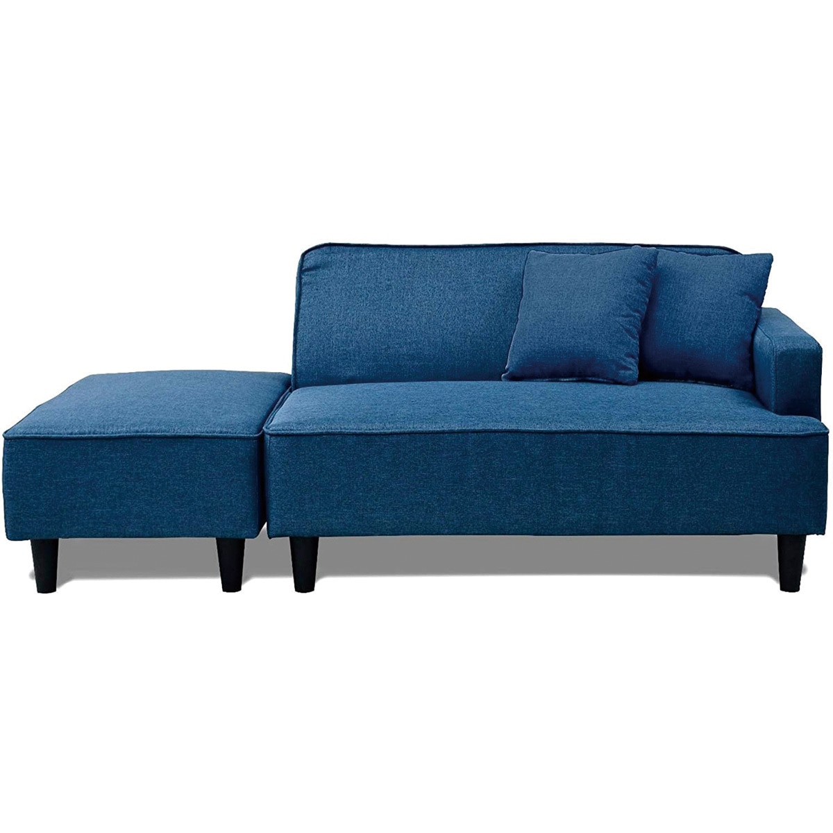 FHS-160 (NV) カウチソファ 2人掛け用 YAMAZEN(山善) ネイビー色 本体