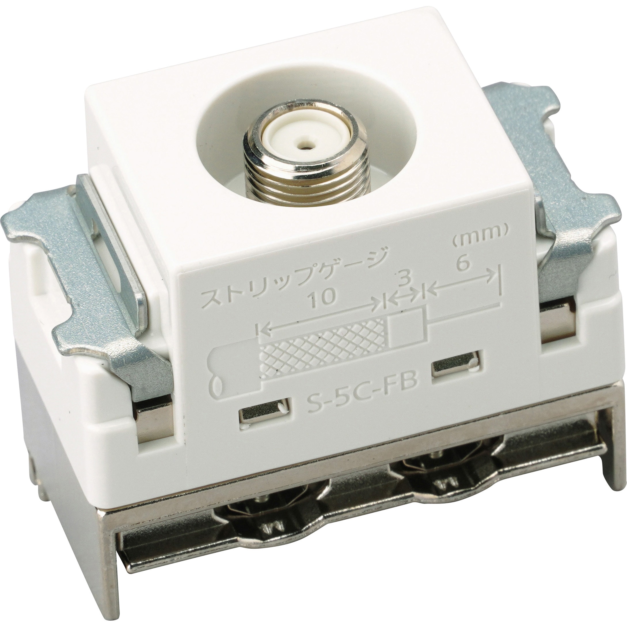 WCS4711W 埋込ホーム用高シールドテレビコン(送り配線用) Panasonic