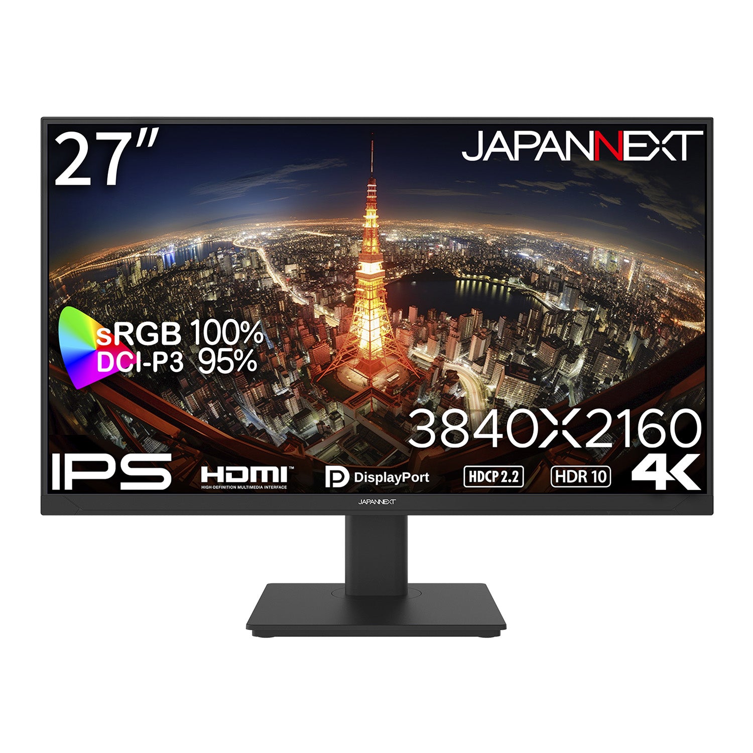 Amazon.co.jp限定】JAPANNEXT 27インチ IPSパネル搭載 4K(3840x2160