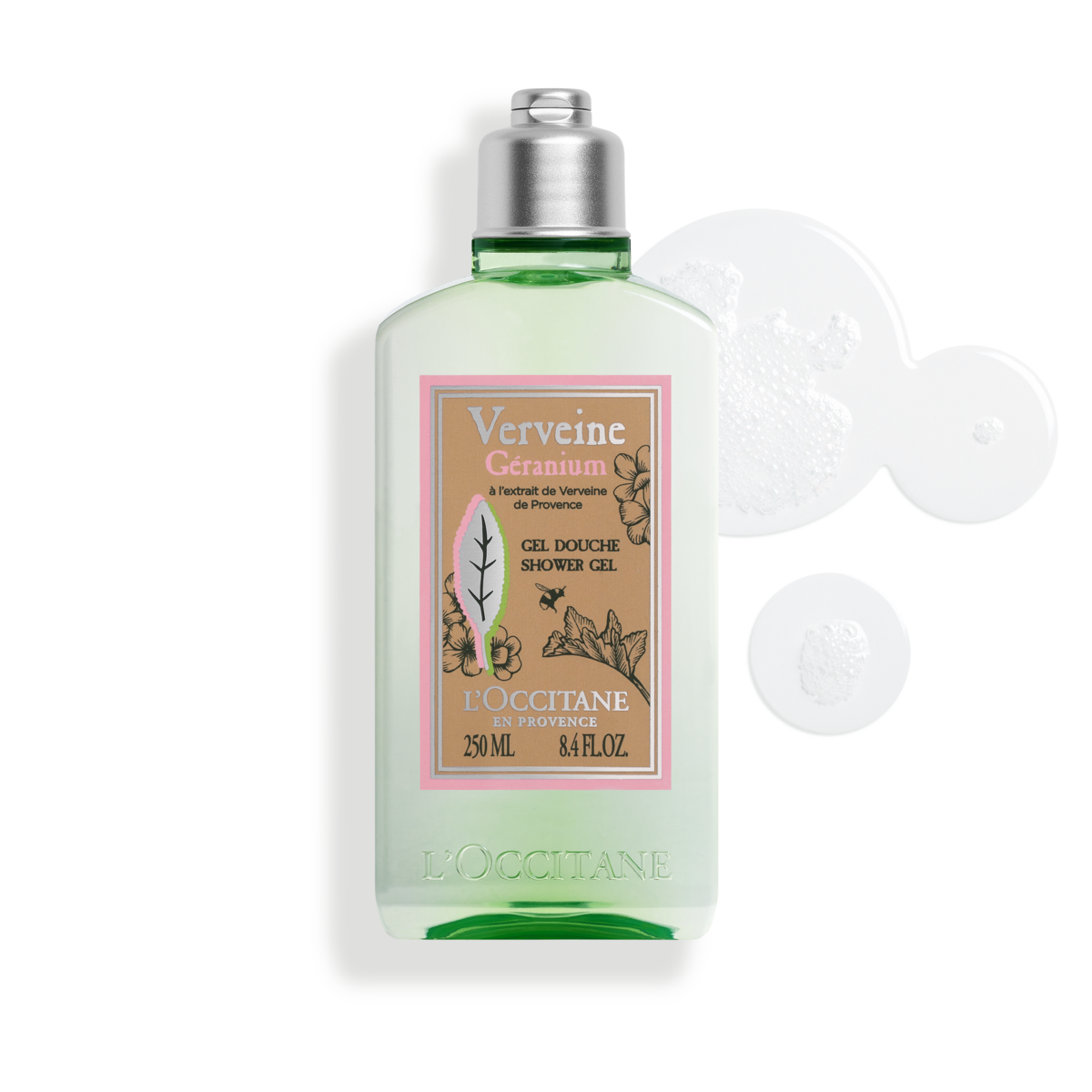 ゼラニウムヴァーベナ シャワージェル 250mL｜Last Chance｜ロクシタン