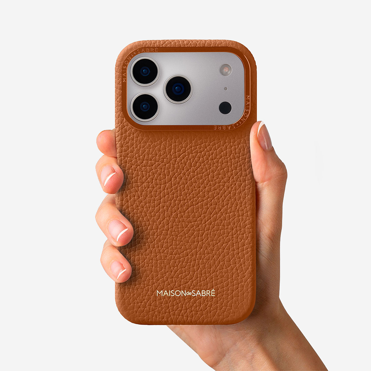 iPhone 17 Pro Case - Pecan Brown – MAISON de SABRÉ