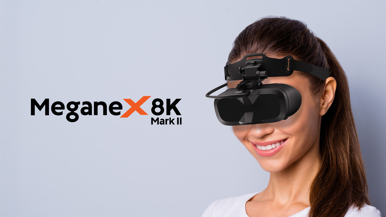 Shiftall、両目8K・179gの超軽量VRヘッドセット「MeganeX 8K Mark II