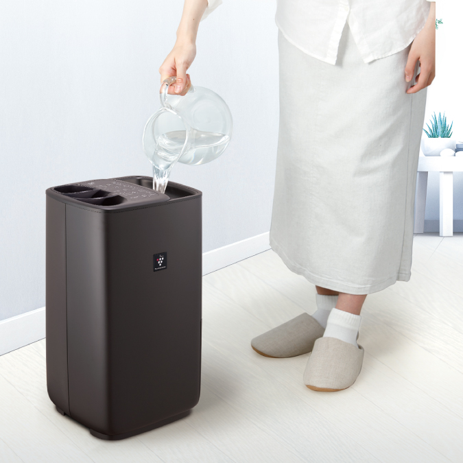 どっちも給水 | HV-S55 | プラズマクラスター加湿器：シャープ