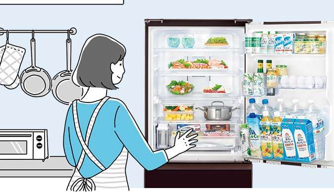 特長 | SJ-GW35J | 冷蔵庫：シャープ