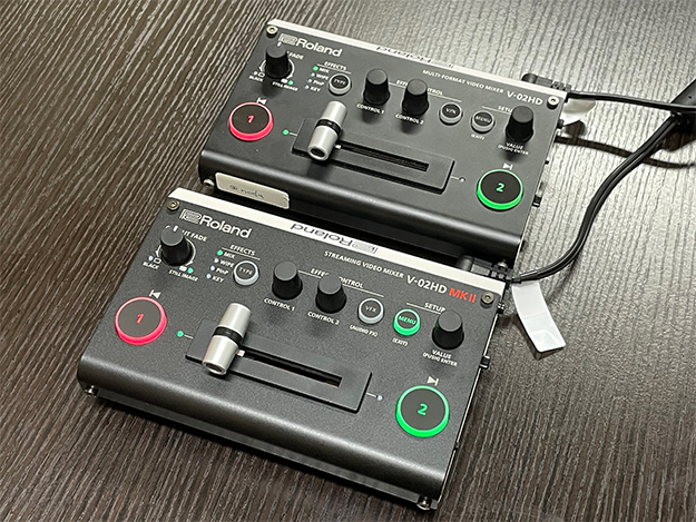 V-02HD MK II」最速レビュー！USB STREAM出力対応とAUDIO IN端子増設で