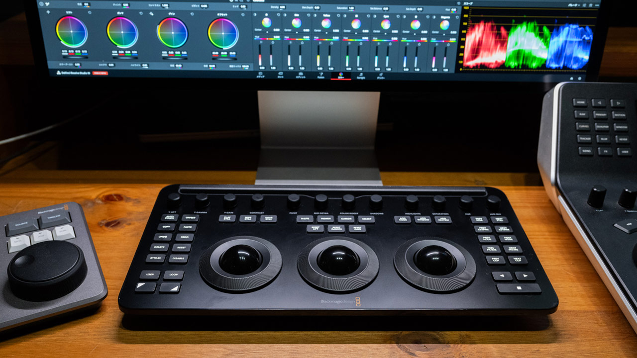 コンパクトなのに多機能「DaVinci Resolve Micro Color Panel」の魅力