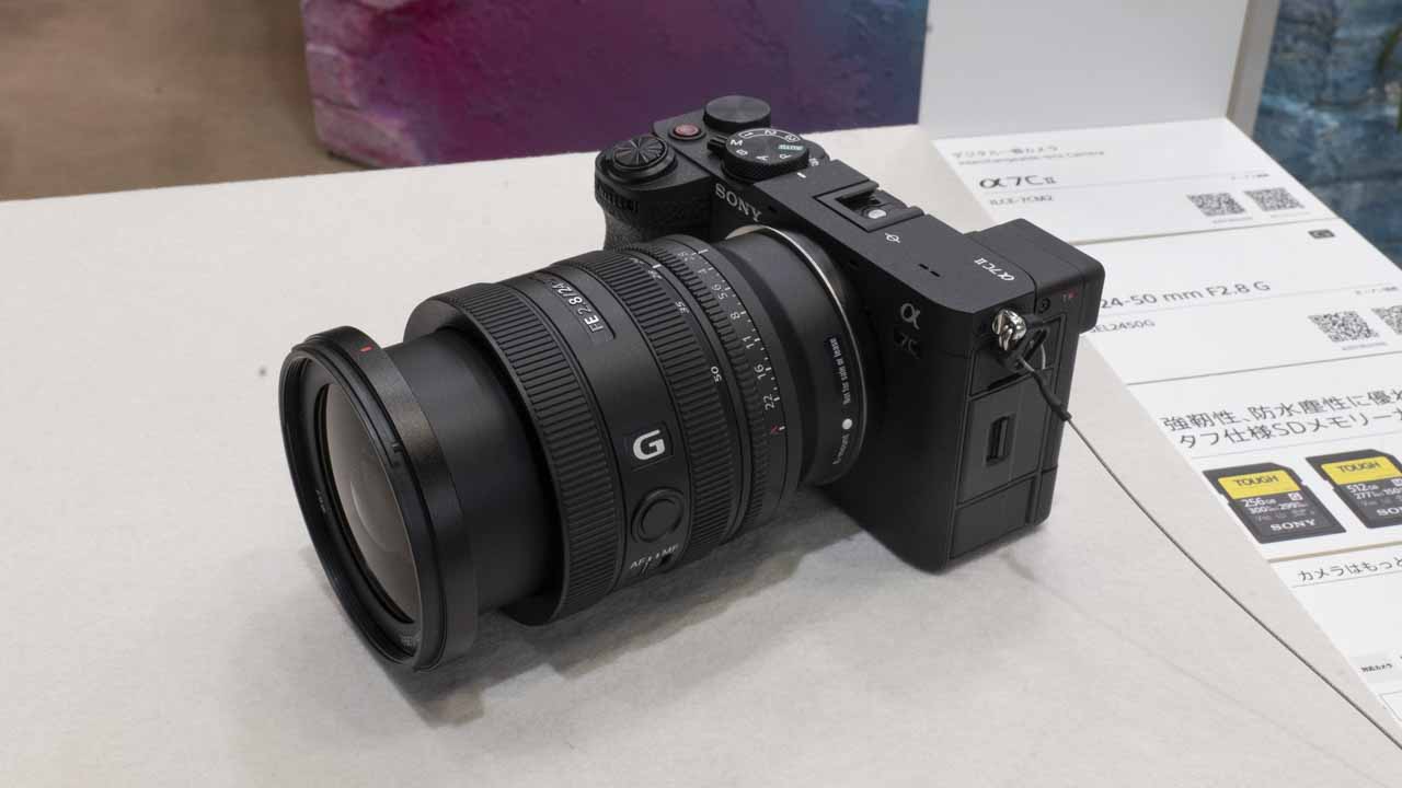 ソニー、新製品｢FE 24-50mm F2.8 G｣展示。コンパクトで高性能な常用F2