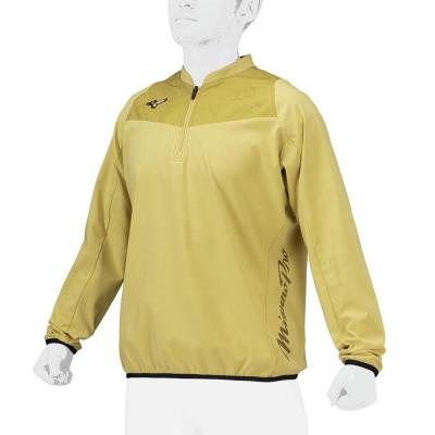 ミズノプロ／ストレッチ／防風】テックシールドジャケット(ハーフZIP