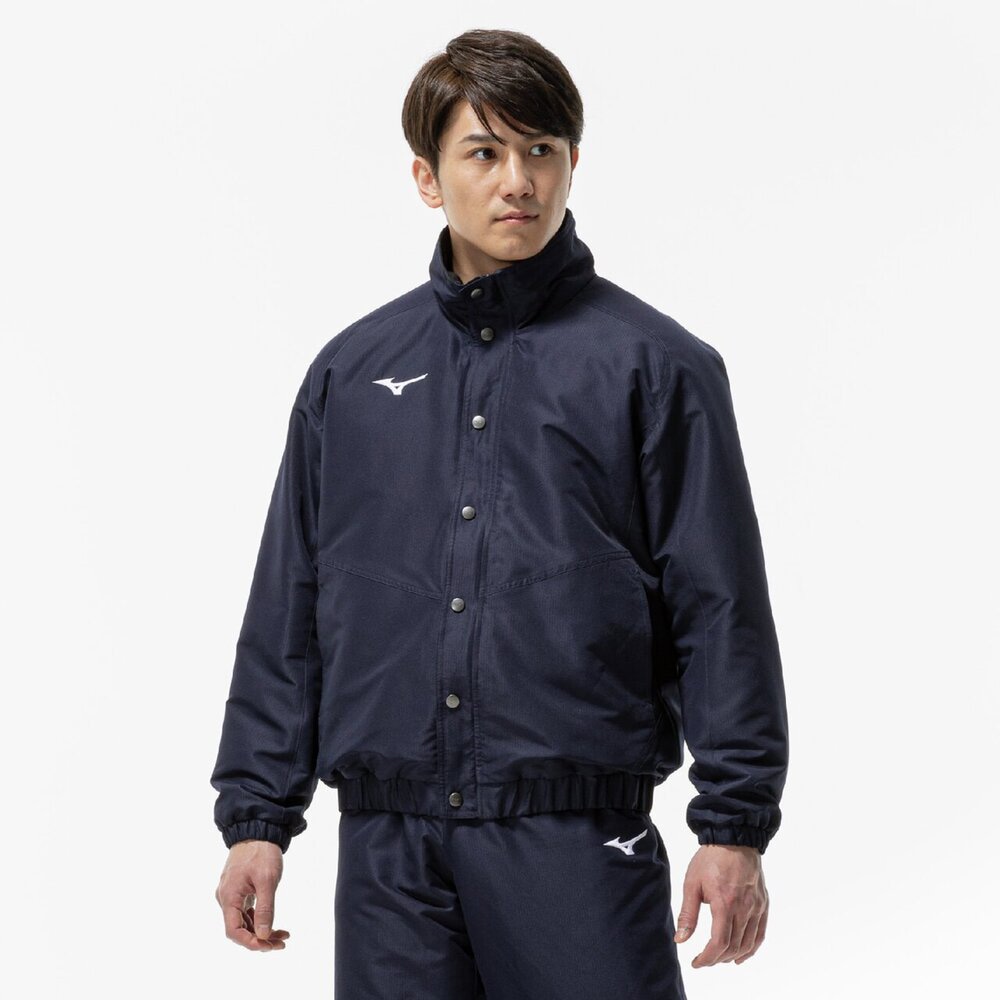 吸湿発熱】ブレスサーモ中綿ウォーマージャケット|32MEC551|ミズノ