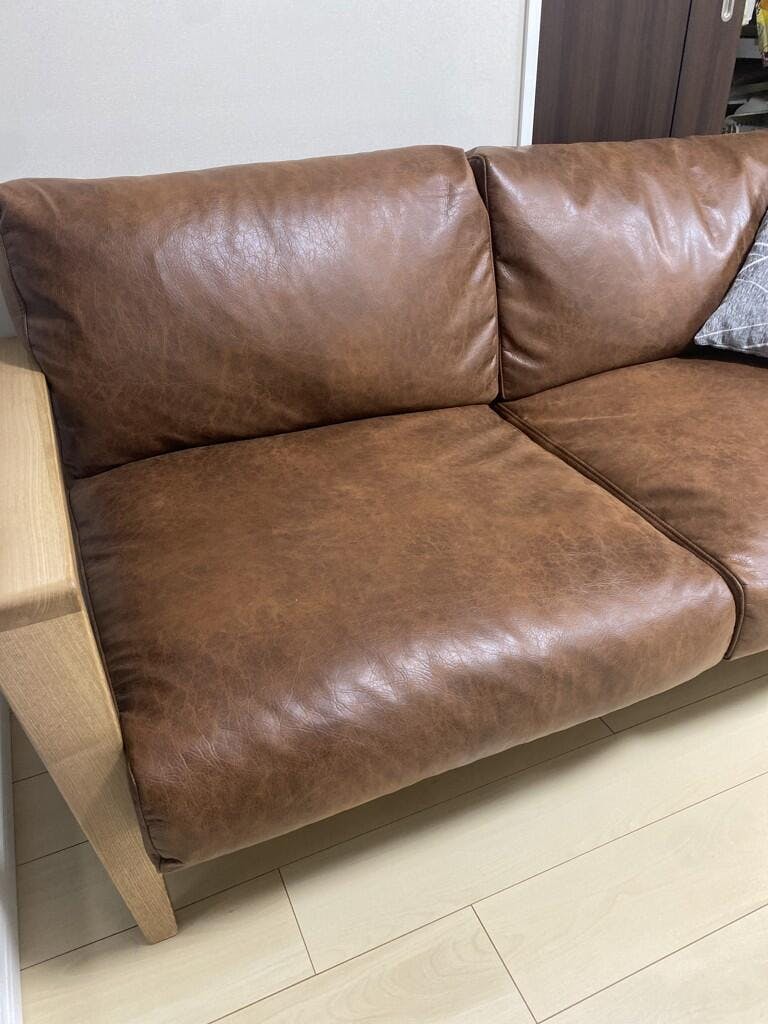 ダーマⅡ 2人掛けソファ スーパーレザーテックス