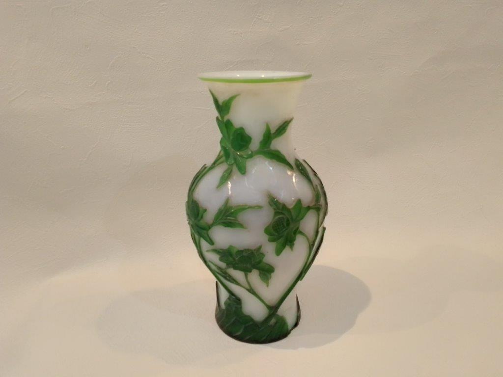 中国美術 乾隆ガラス花入 - 骨董品買取なら古美術寿永堂骨董品買取なら