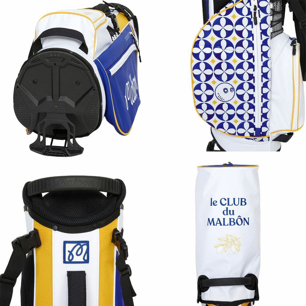 マルボン Malbon Golf キャディバッグ M-9152 5分割トップ Malbon Golf