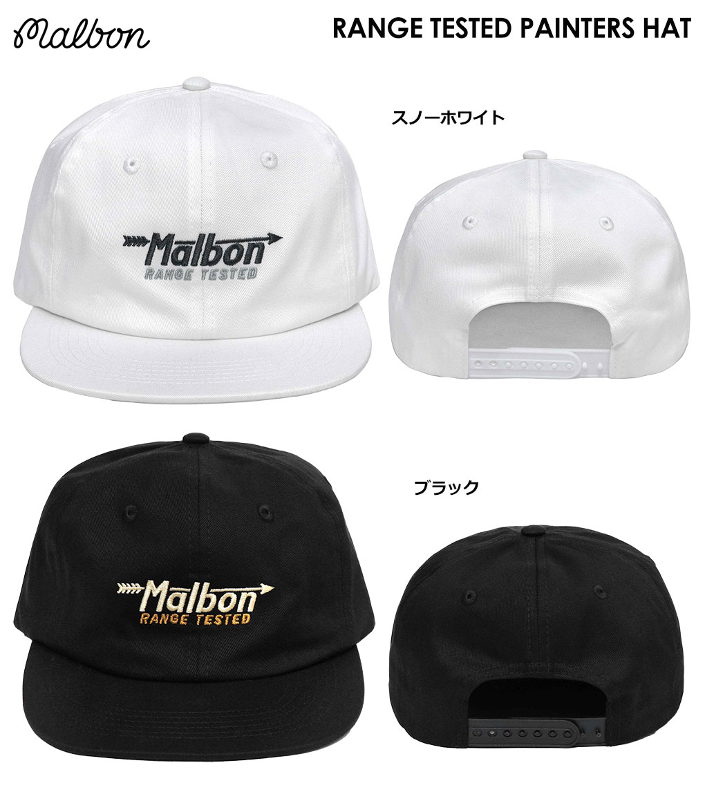 Malbon Golf RANGE TESTED PAINTERS HAT メンズ ゴルフキャップ
