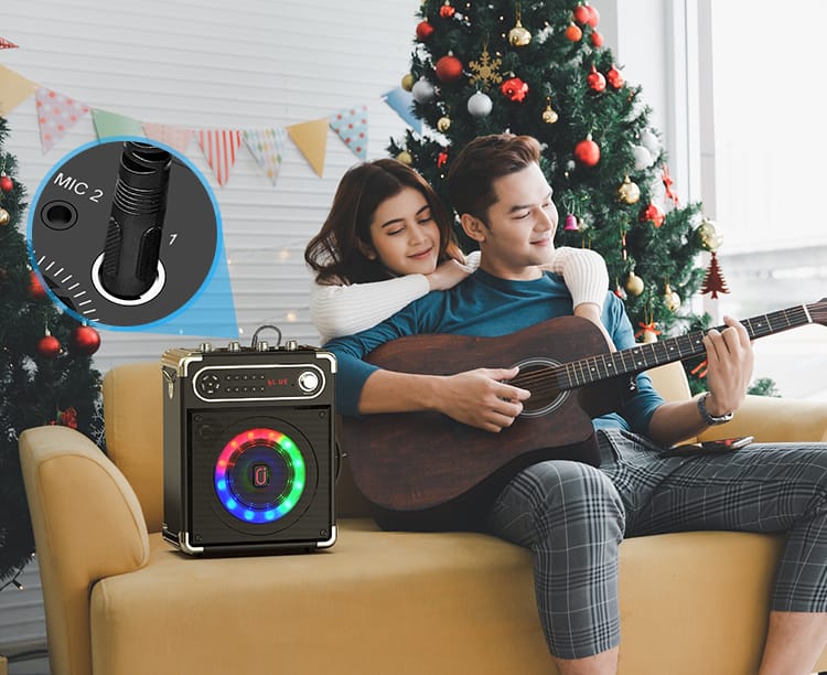 JYXLEDカラオケマシン|大人用カラオケマシン|ワイヤレスマイク