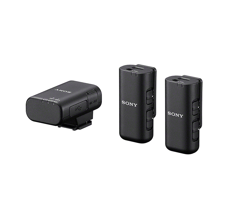 ソニーからワイヤレスマイク3機種、充電ケース付き「ECM-W3」「ECM-W3S