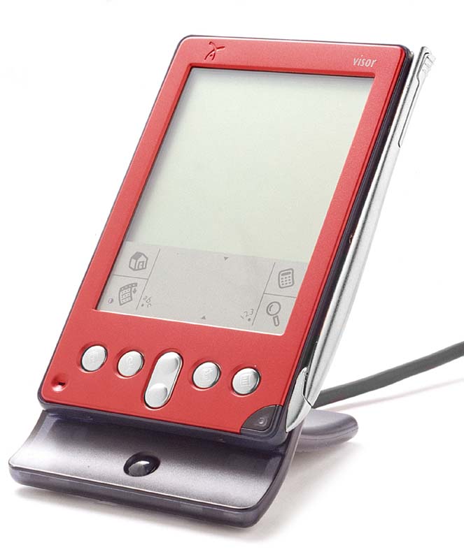 米Handspring、金属筐体の薄型「Visor Edge」を発売