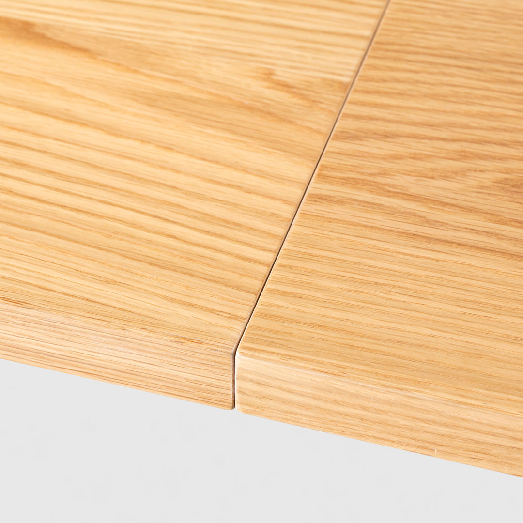 THE TABLE / ホワイトオーク × Black Steel × W181 - 300cm D40 - 69cm