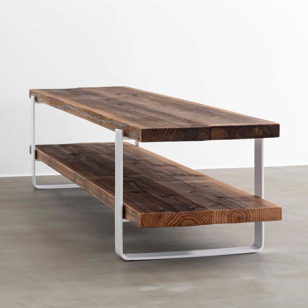 THE TV BOARD / LOW TABLE 無垢 杉 ヴィンテージスタイル × White