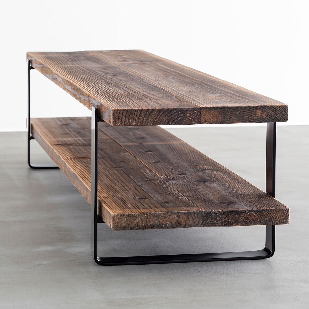 THE TV BOARD / LOW TABLE 無垢 杉 ヴィンテージスタイル × Black