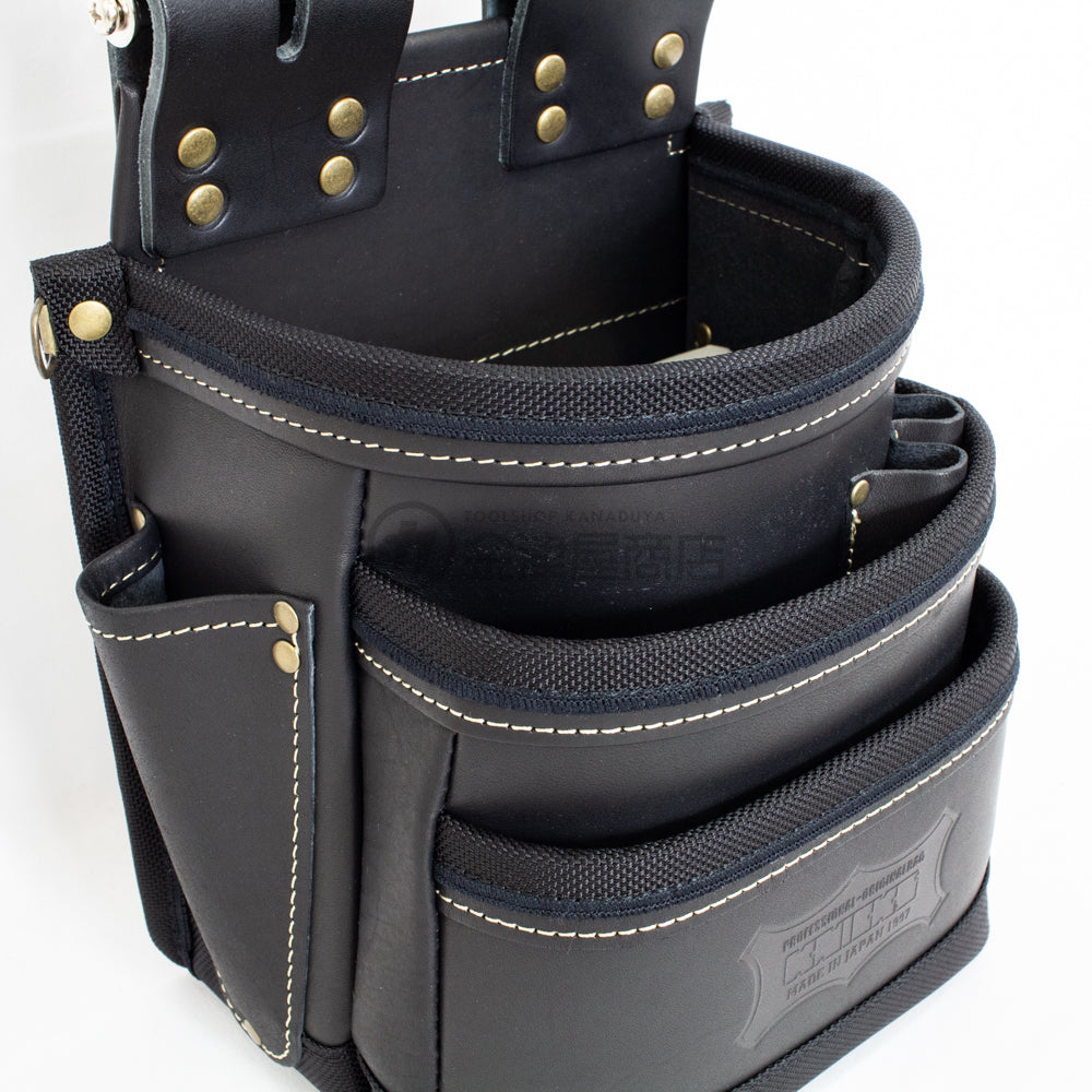 ニックス(KNICKS) 総ヌメ革使用3段腰袋チェーンタイプ バリスティック