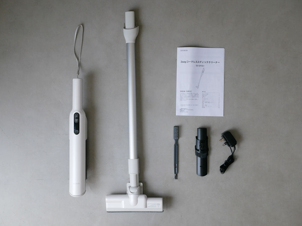 siroca/シロカ＞2wayコードレススティッククリーナー かるピカ パワー