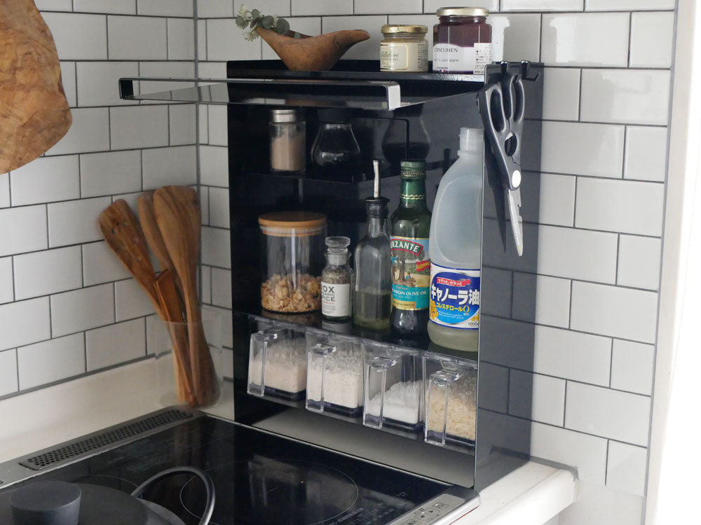 tower/タワー＞前が開く 隠せる調味料ラック – カチモ | カチあるモノ
