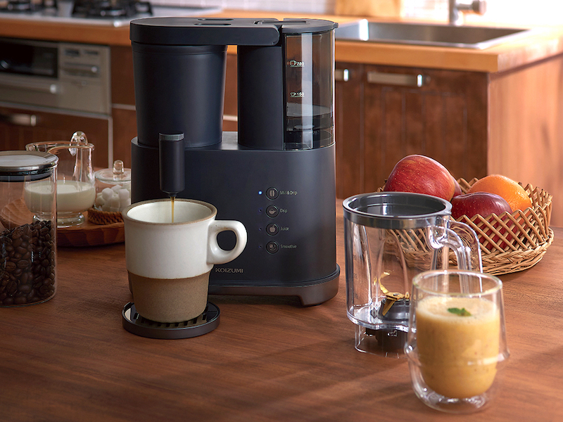 豆から淹れるコーヒーやスムージーが1台で。2WAYコーヒー&ミキサー