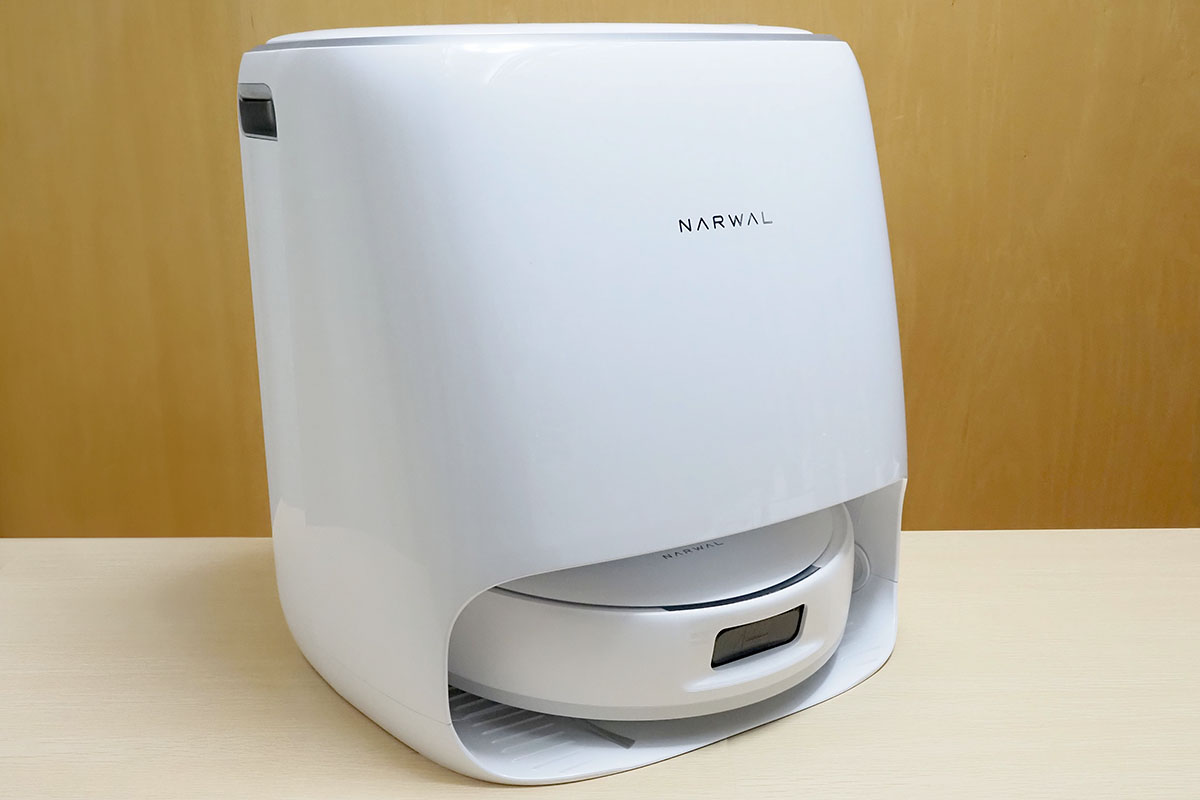 絡まりゼロブラシのロボット掃除機!? おまかせキレイなNarwal Freo X