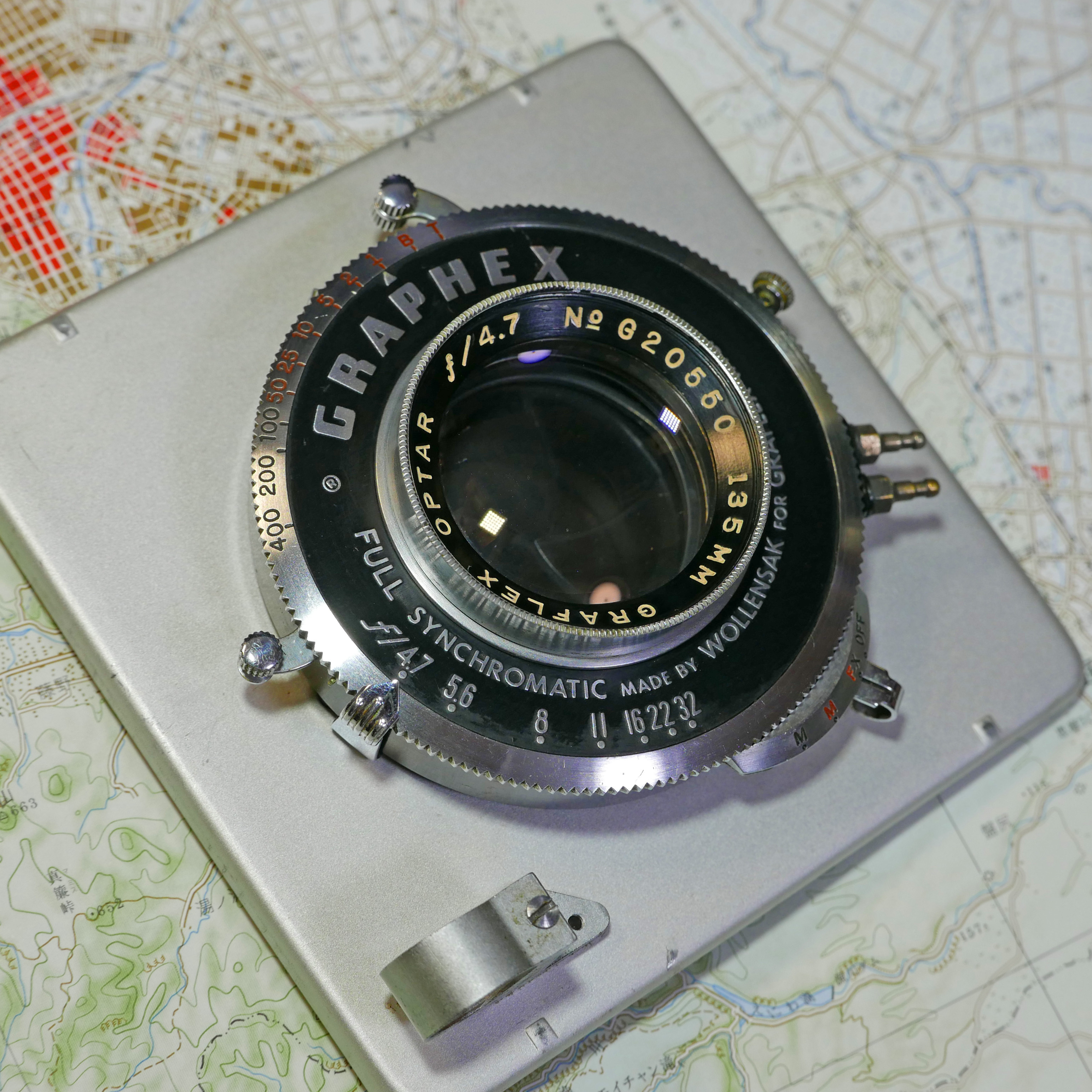 ペースメーカー（スピードグラフィック）4X5、グラフレックス オプター