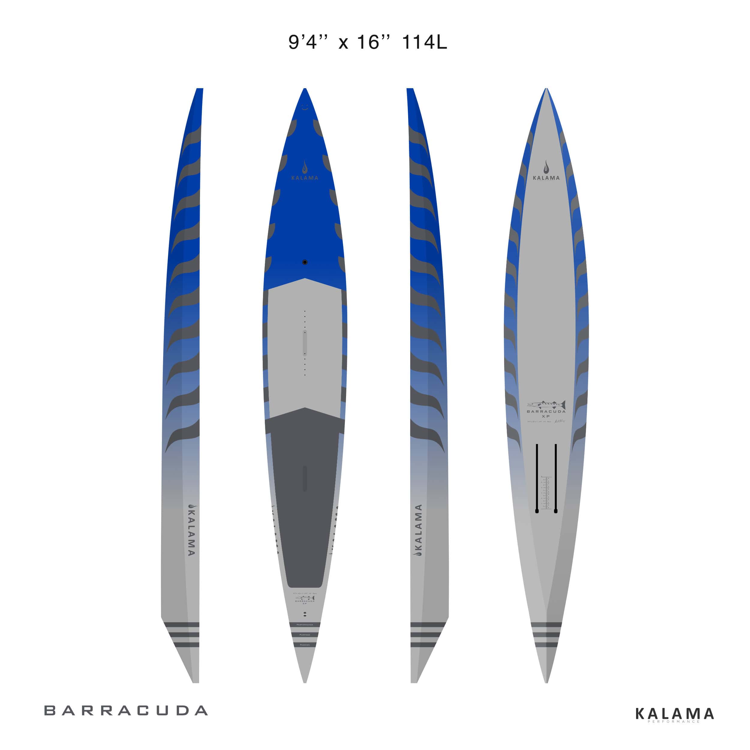 Baracuda V2 XP | Kalama Performance Foil, SUP & Surf boards