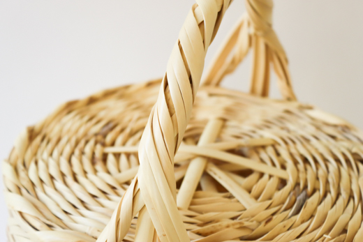 ポルトガル Cane Basket (L)