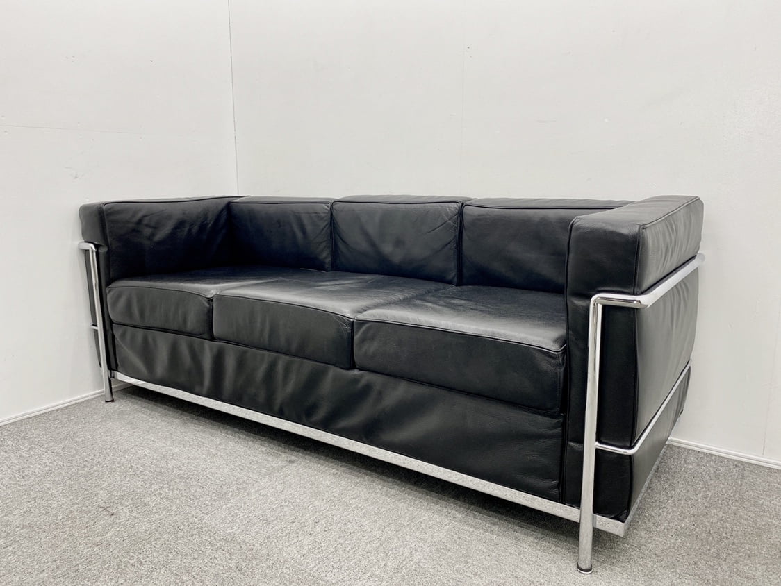 IDC 大塚家具 LC2 グラン・コンフォート3Pソファ 本革 - 大阪・関西で