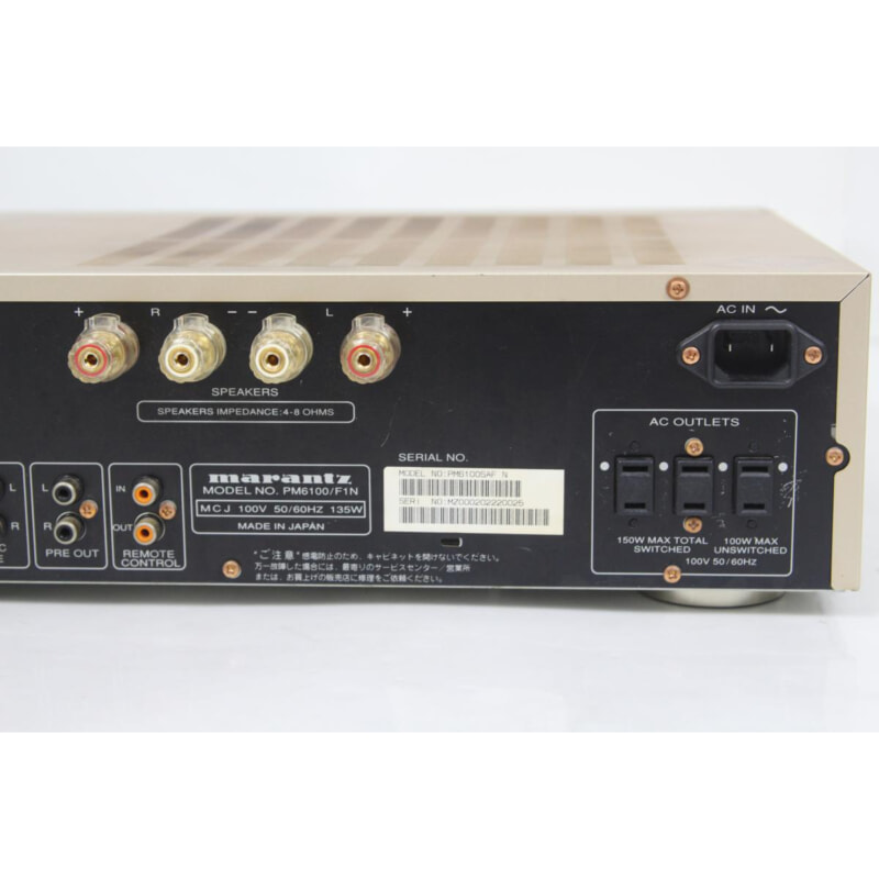 買取実績 |marantz マランツ PM6100/F1N プリメインアンプ - 大阪支店