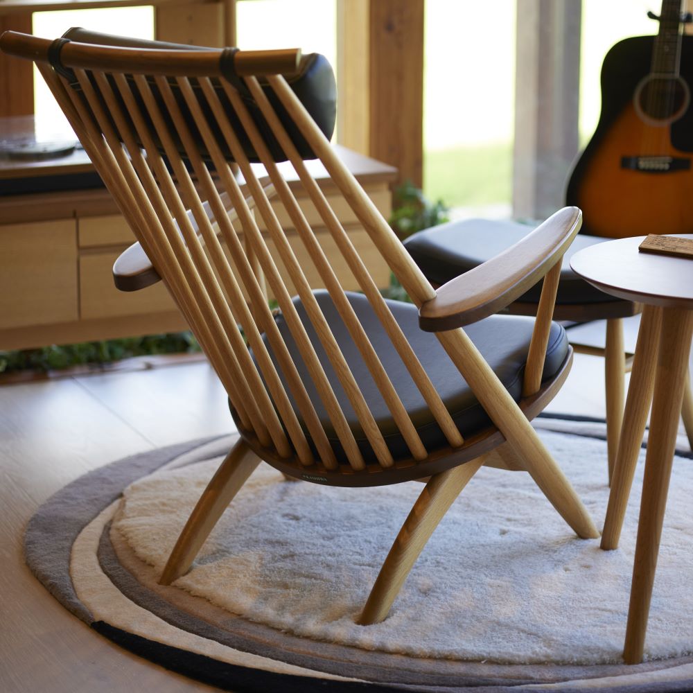 CIVIL イージーチェア CC54K(ウォールナット＋オーク) – 柏木工株式