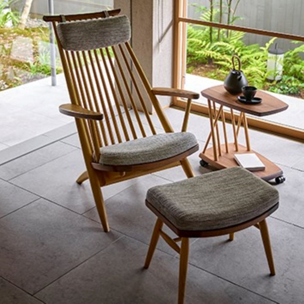 CIVIL イージーチェア CC54K(ウォールナット＋オーク) – 柏木工株式