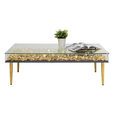 キーウェストマーブル 120x60cm ローテーブル/コーヒーテーブル - ロー