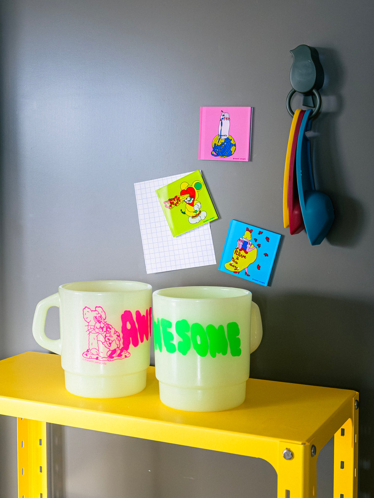 蓄光マグカップ（グリーン） / ヤナギダマサミ