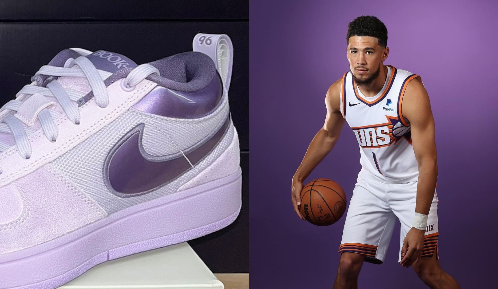 新聞分享/ 這本書亮亮的！Nike Book 1 'Barely Grape' 實鞋照曝光