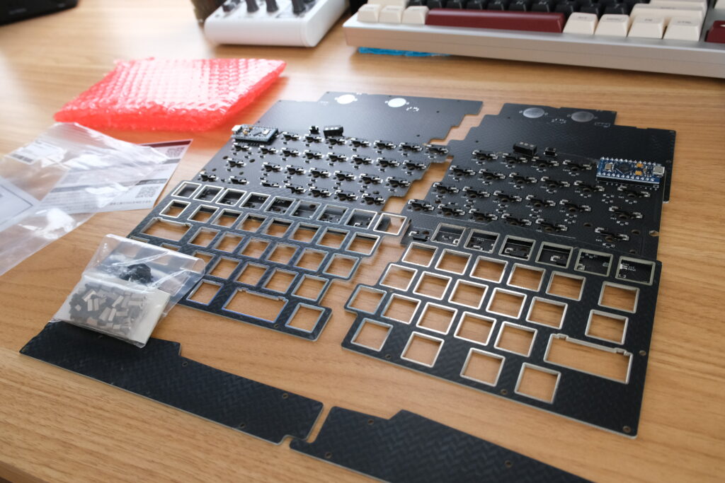 分割キーボード7sProが到着。初心者が「はんだ付け済み簡単キット」を