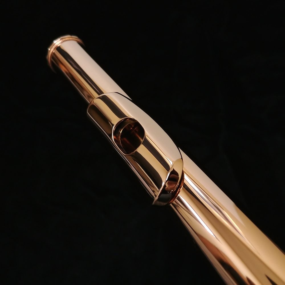 Pearl Quantz 665 Flute with Rose Gold Plated, Sterling, Forza