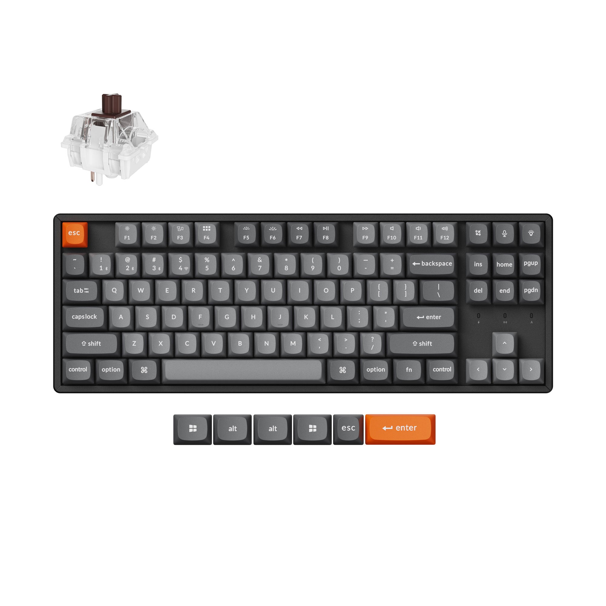 Keychron K8 Max QMK Wireless Mechanical Keyboard – Keychron Middle