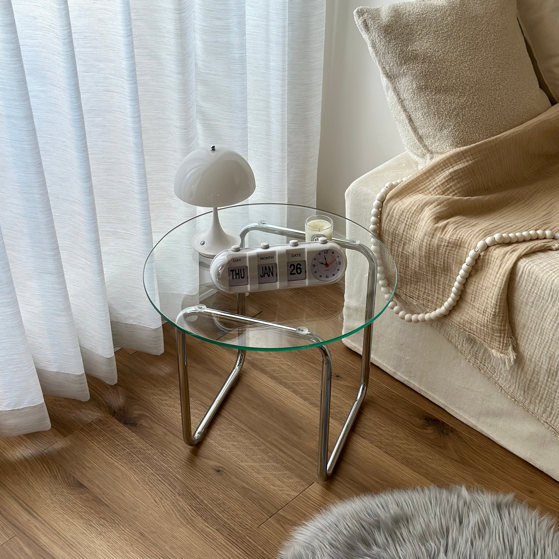 テーブル｜ガラスローテーブル - territory