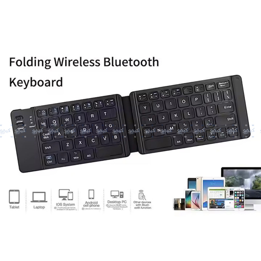 Zero ZR-3606 Foldable Bluetooth Wireless Keyboard English