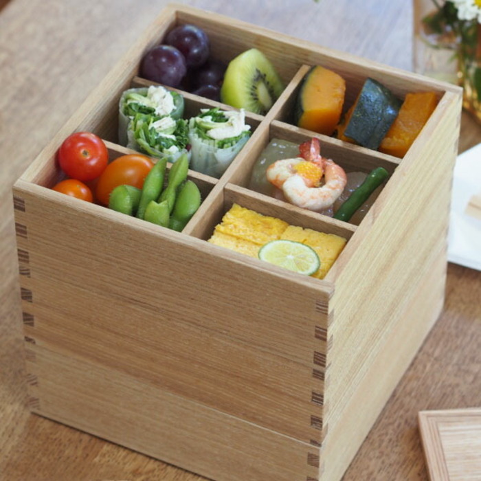 白木重箱 2段重ね 漆塗 【公式通販】