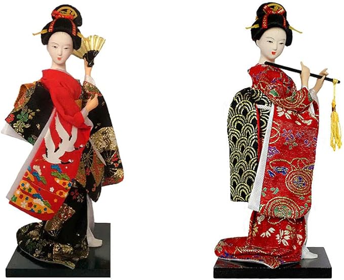 日本人形 舞踊 舞妓芸者人形モデル オリエンタルドール 装飾 25cm – 金