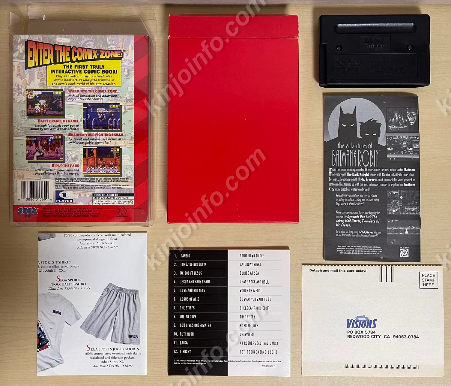 Comix Zone（コミックスゾーン）【中古美品・完品・Genesis北米版