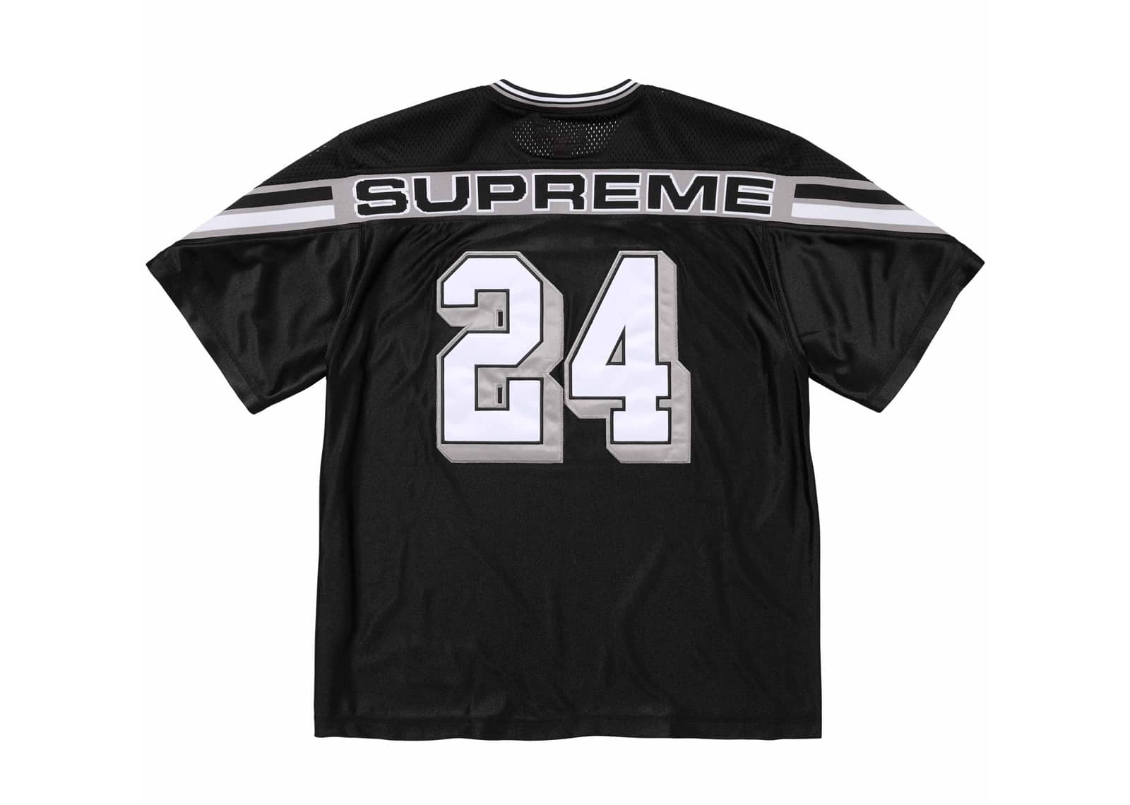 Buy Supreme Jacquard Rib Football Jersey Black Online in Australia