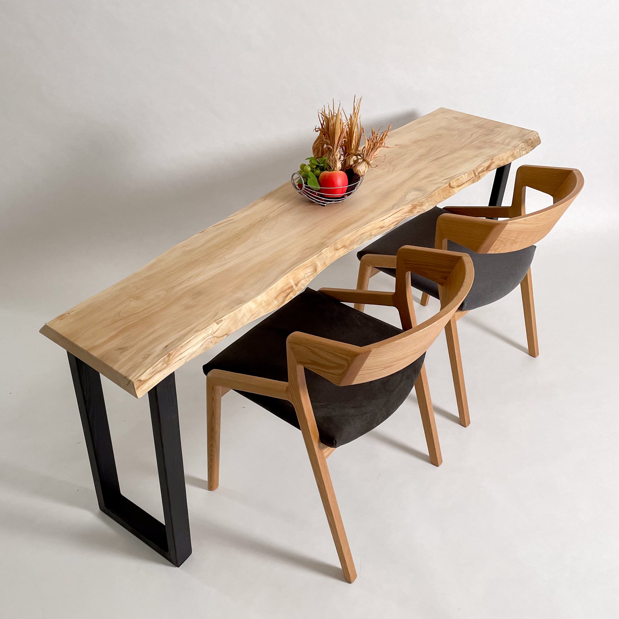 KIDOMEIMOKU 栃一枚板カウンター｜180cm(3人掛け) – 【公式】鬼童銘木